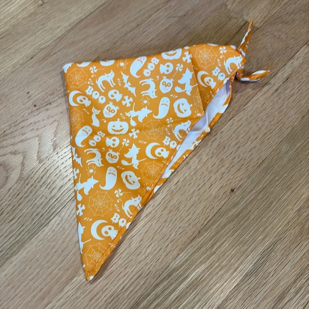 Halloween Patterned Pet Bandana Cats and Dogs